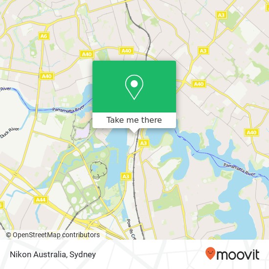 Mapa Nikon Australia