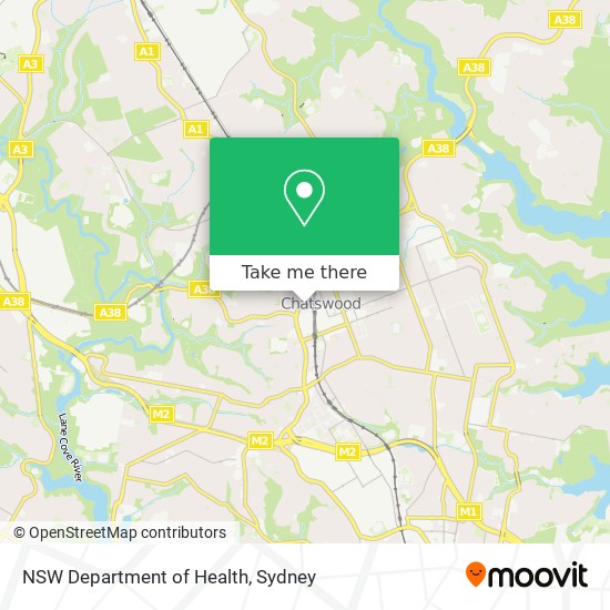 NSW Department of Health map