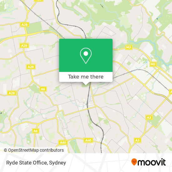 Mapa Ryde State Office