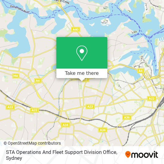 STA Operations And Fleet Support Division Office map
