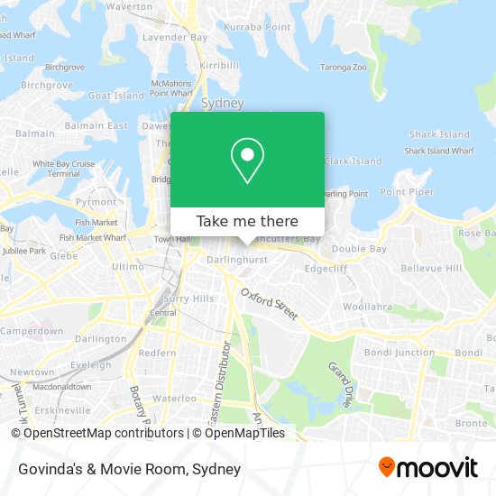 Mapa Govinda's & Movie Room