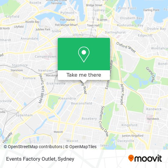 Events Factory Outlet map
