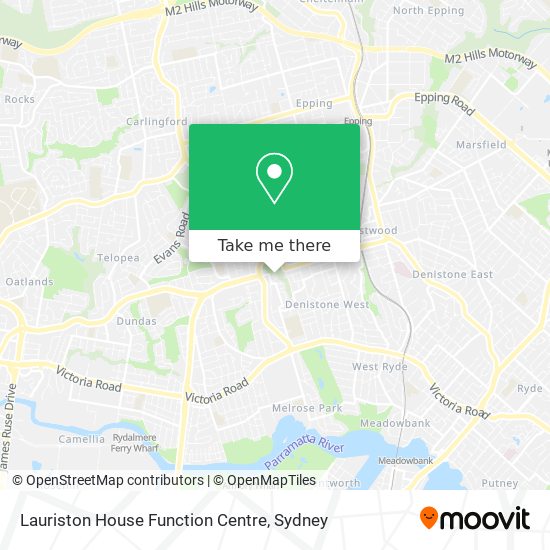 Lauriston House Function Centre map