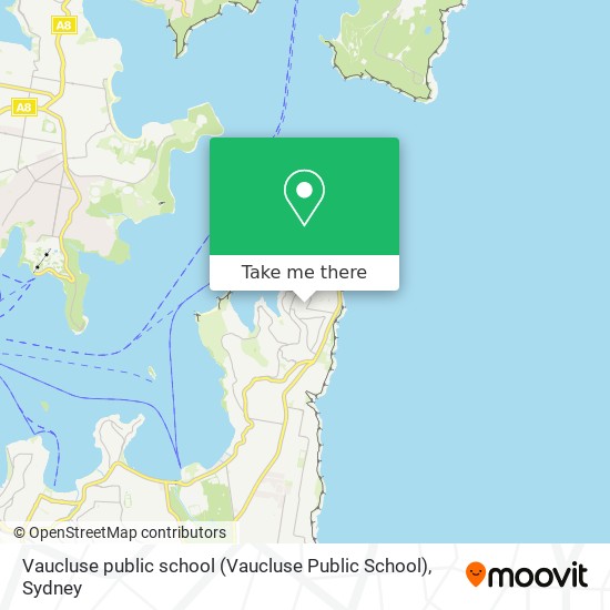 Mapa Vaucluse public school (Vaucluse Public School)