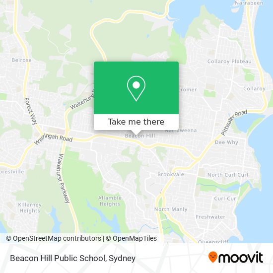 Mapa Beacon Hill Public School