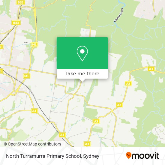 North Turramurra Primary School map