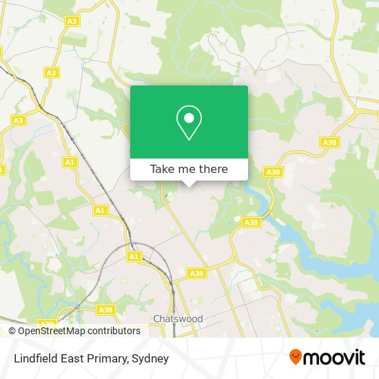 Lindfield East Primary map