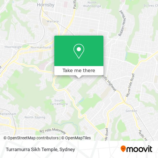 Turramurra Sikh Temple map