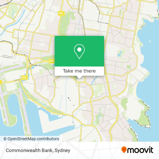 Commonwealth Bank map