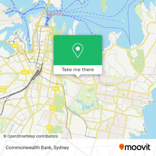 Commonwealth Bank map