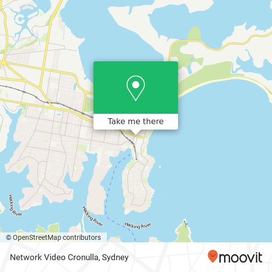 Network Video Cronulla map