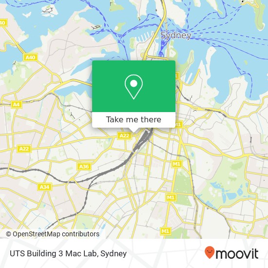 UTS Building 3 Mac Lab map