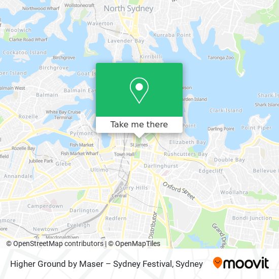 Higher Ground by Maser – Sydney Festival map