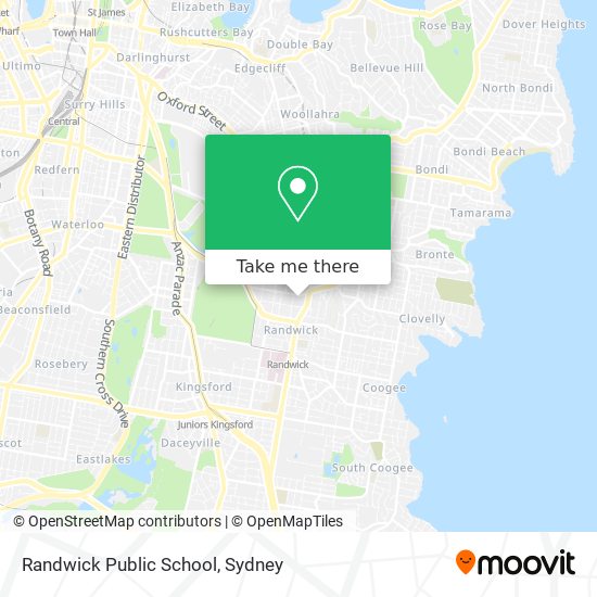 Mapa Randwick Public School