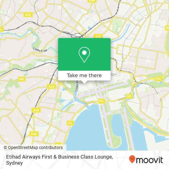 Etihad Airways First & Business Class Lounge map