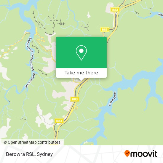 Mapa Berowra RSL