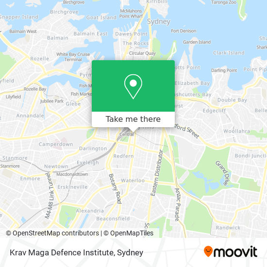Krav Maga Defence Institute map