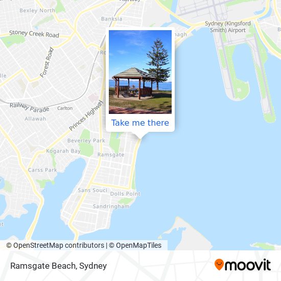 Ramsgate Beach map