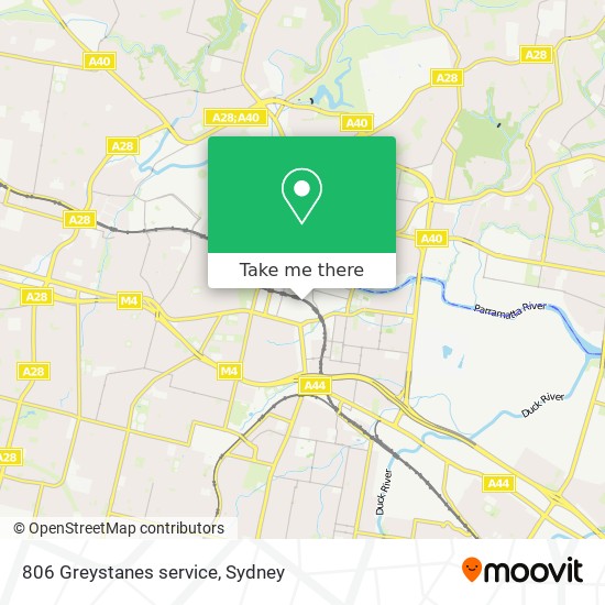 806 Greystanes service map