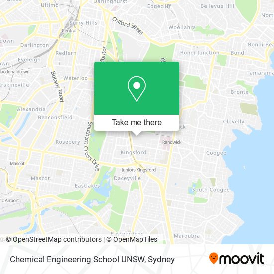 Chemical Engineering School UNSW map