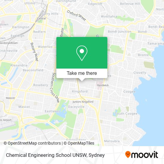 Mapa Chemical Engineering School UNSW