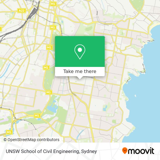 UNSW School of Civil Engineering map
