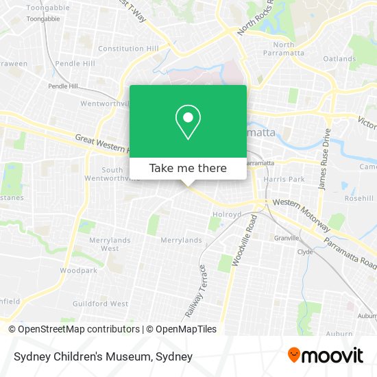 Mapa Sydney Children's Museum