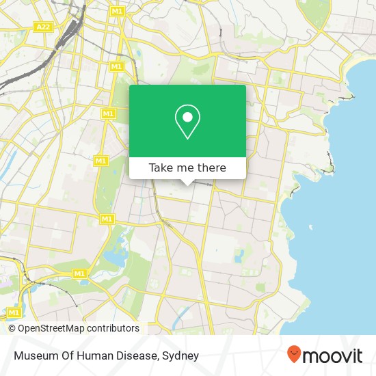 Museum Of Human Disease map