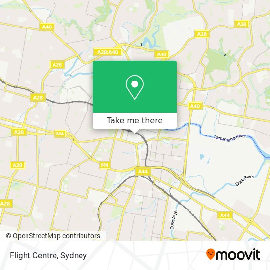 Flight Centre map