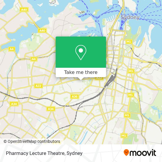 Pharmacy Lecture Theatre map