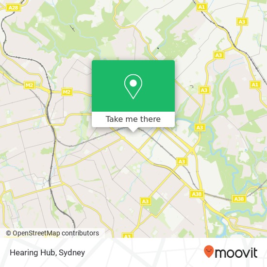 Hearing Hub map