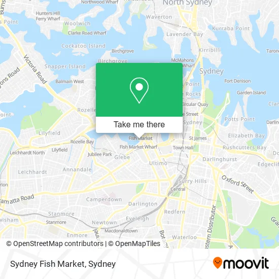 Sydney Fish Market Map How To Get To Sydney Fish Market In Pyrmont By Bus, Train, Light Rail Or  Metro?