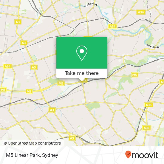 M5 Linear Park map