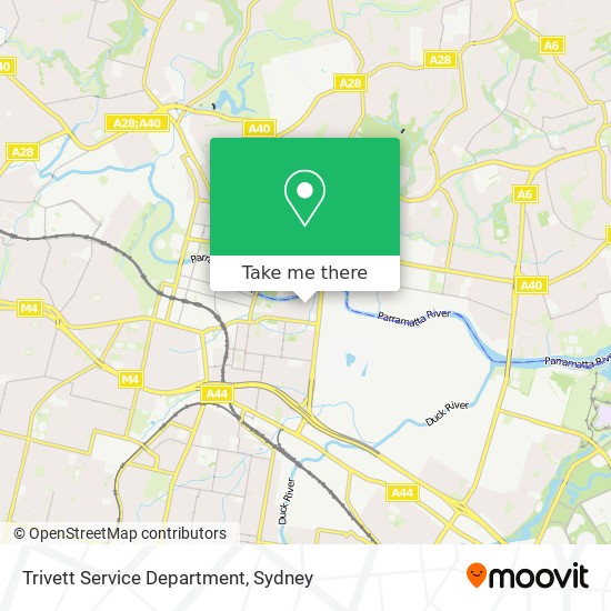 Mapa Trivett Service Department