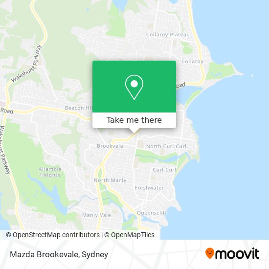 Mazda Brookevale map