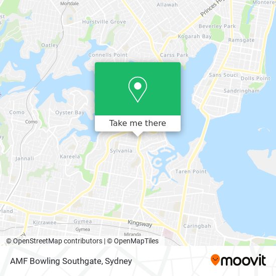 AMF Bowling Southgate map