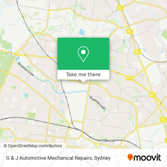 Mapa G & J Automotive Mechanical Repairs