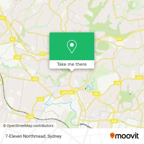 7-Eleven Northmead map