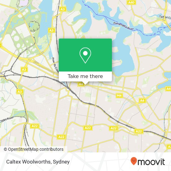 Caltex Woolworths map