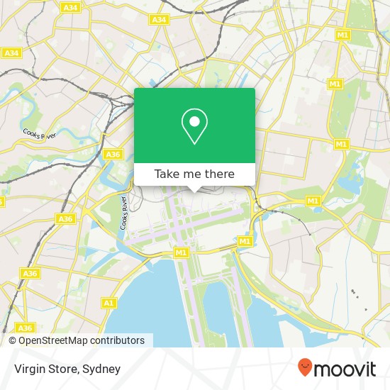 Mapa Virgin Store