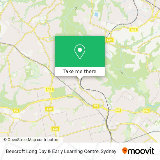 Mapa Beecroft Long Day & Early Learning Centre