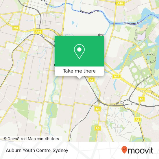 Auburn Youth Centre map