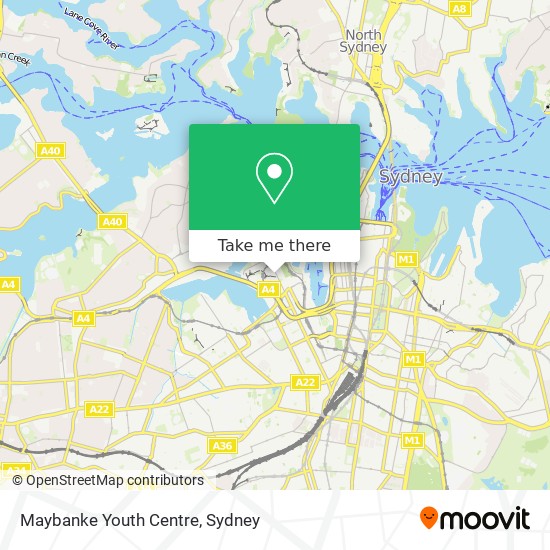 Maybanke Youth Centre map