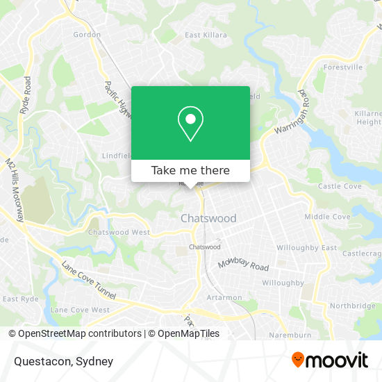 Questacon map