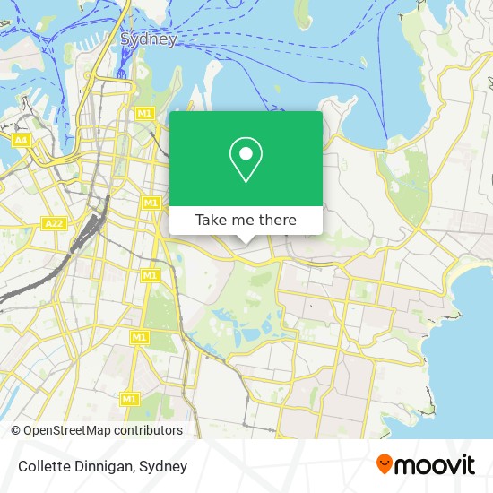 Collette Dinnigan map