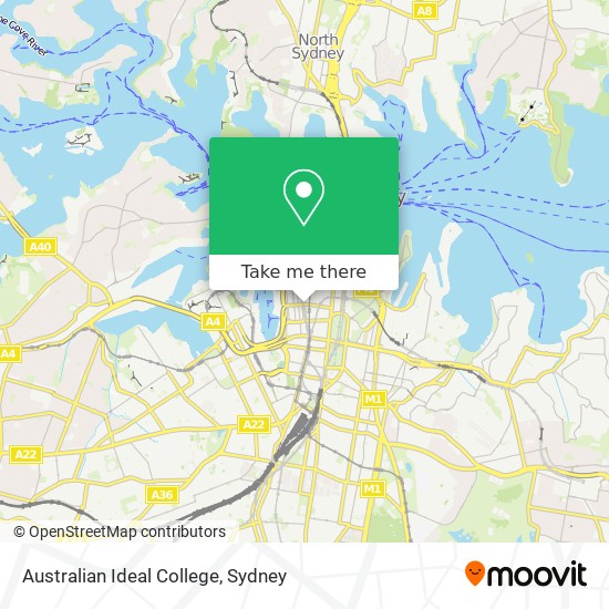 Mapa Australian Ideal College