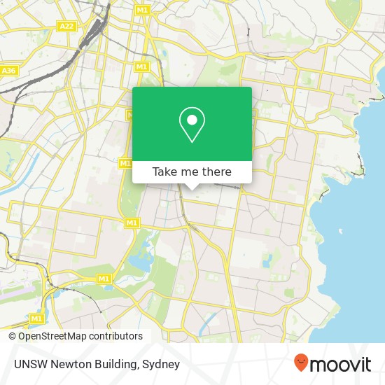 UNSW Newton Building map