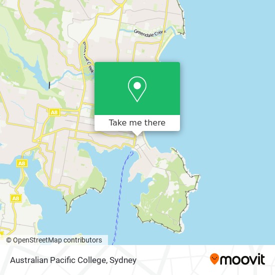 Australian Pacific College map