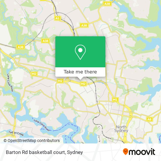 Barton Rd basketball court map