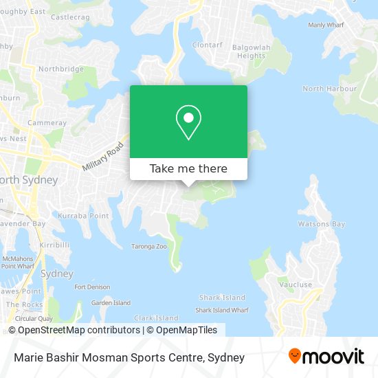 Marie Bashir Mosman Sports Centre map